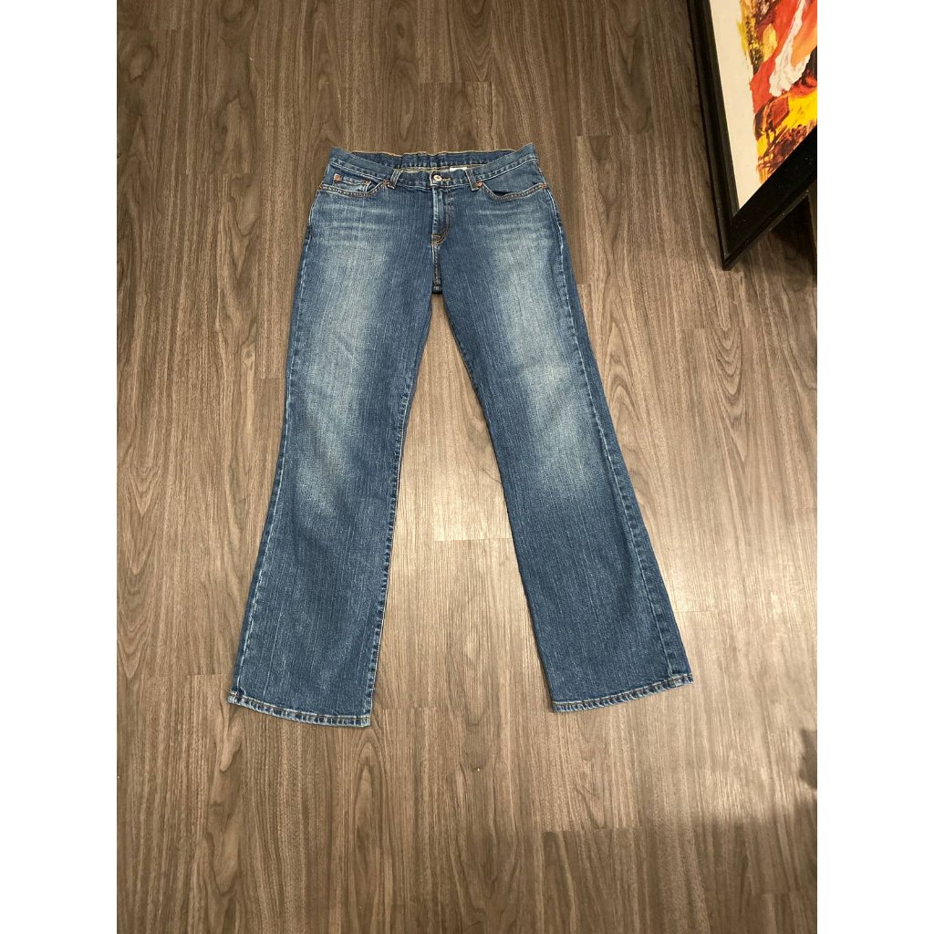 Lucky Brand Dungarees Mid Rise Flare Denim Sz1030
